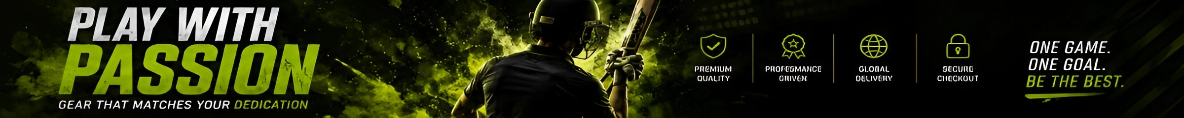 Sports store promotional banner
